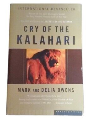 Cry of the Kalahari paperback book Mark and Delia Owens